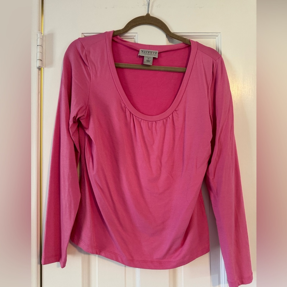 Talbots collection pink top